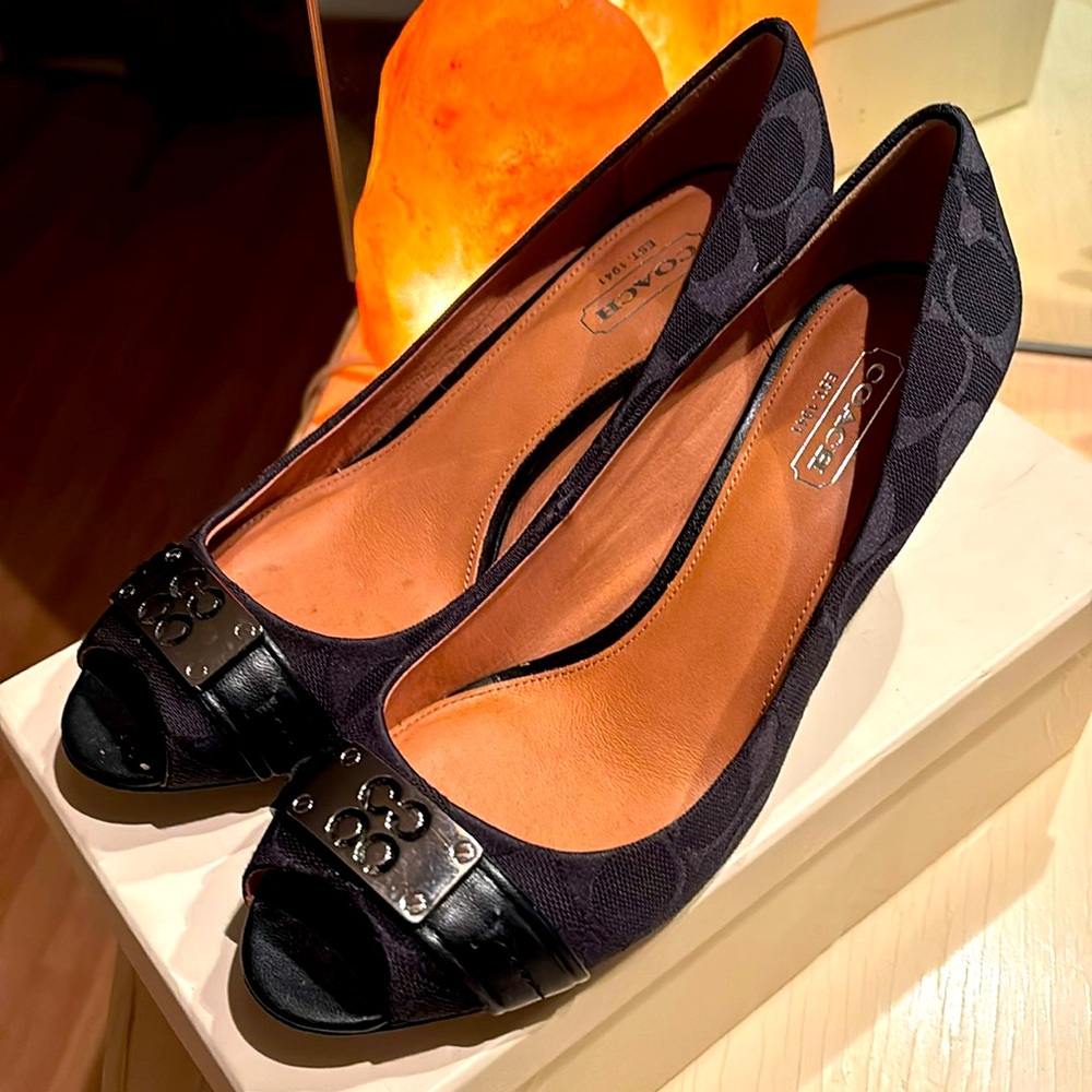 Coach dress wedges